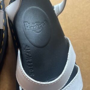 Dr. Martens White Leather Sandals
